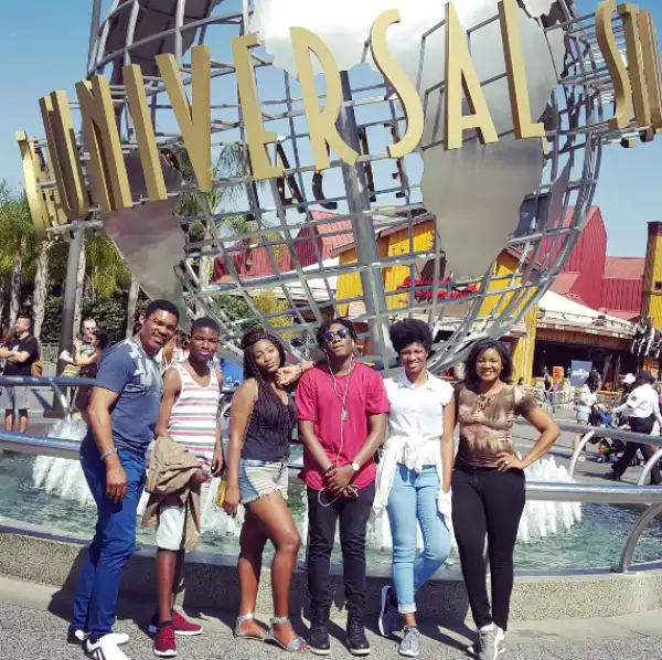 Actress Omotola And Her Beautiful Family In New Photo